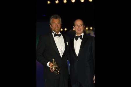 S.A.S. le Prince Albert II, Stephen J. CANNELL (Producteur, Réalisateur, Acteur, Ecrivain) Nymphe d'Honneur du 41ème Festival